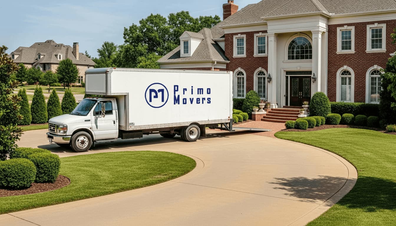 Primo Movers truck and crew for long-distance moving